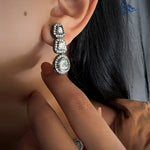 Myra Necklace Set (Silver Plated)