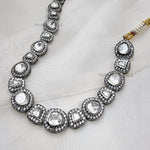 Myra Necklace Set (Silver Plated)