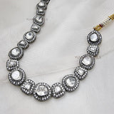 Myra Necklace Set (Silver Plated)