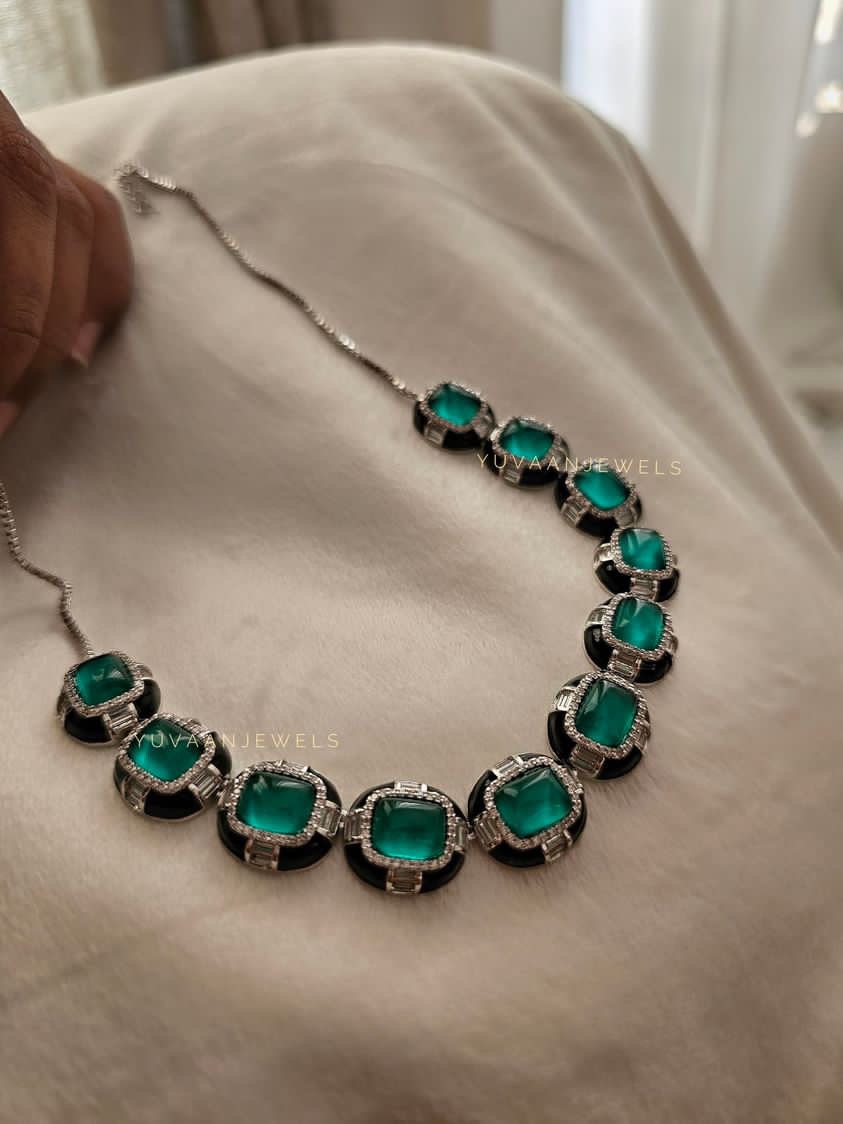 Jessica Semi Precious stone Necklace