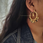 Beth gold Earrings