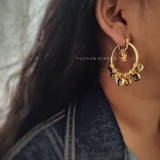 Beth gold Earrings