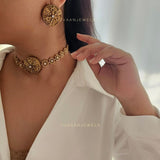 Sun-kissed Gold Choker