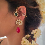 Ansa semi precious stone Earcuffs