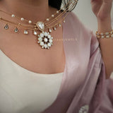 Akruti Polki & stone Necklace