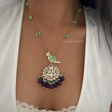 Shifra polki necklace