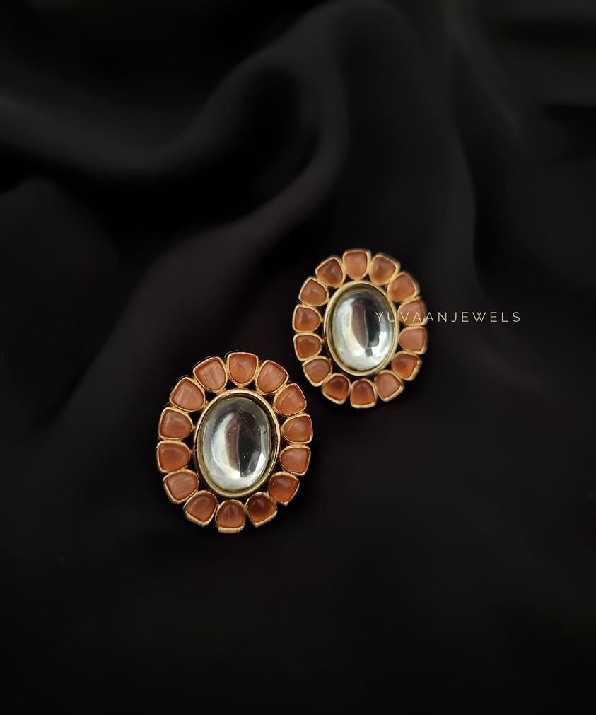 Reema Polki studs