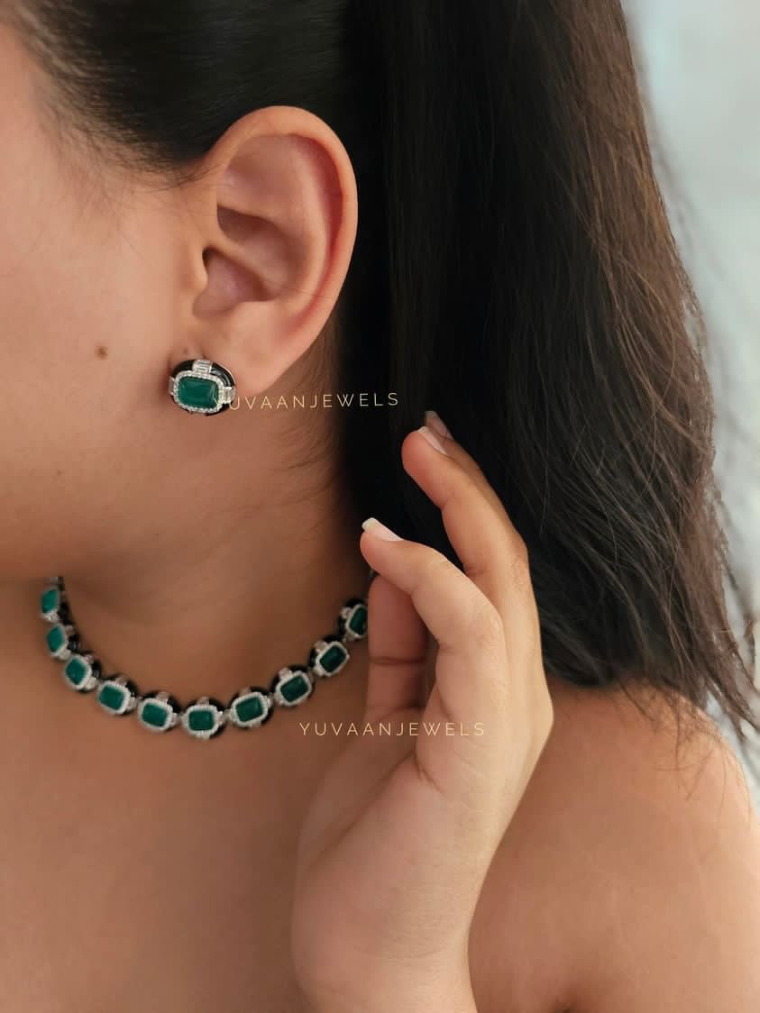 Jessica Semi Precious stone Necklace