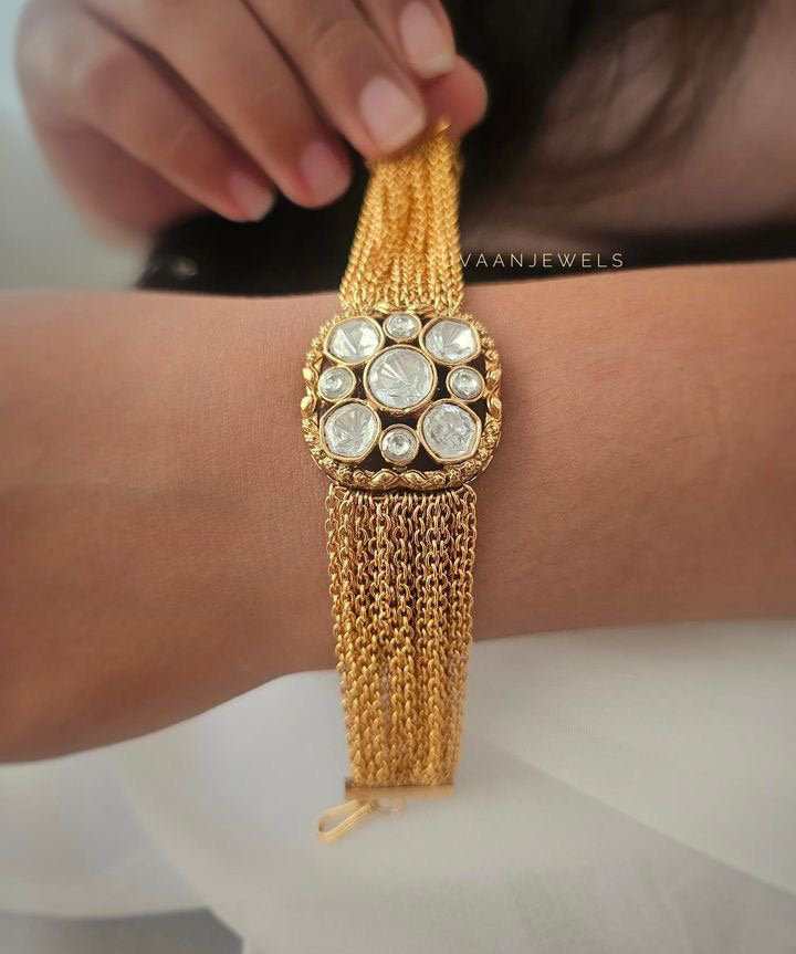 Parul polki bracelet