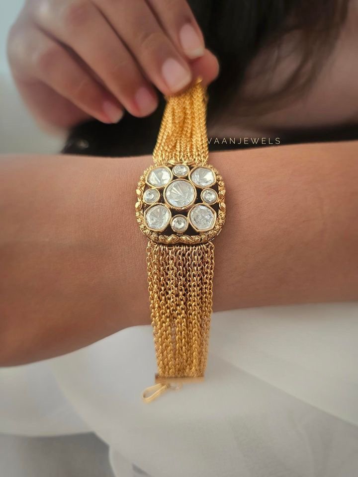 Parul polki bracelet