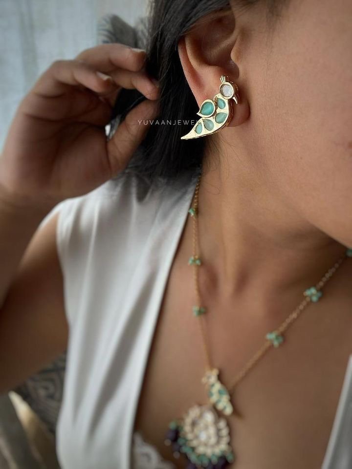 Shifra polki necklace