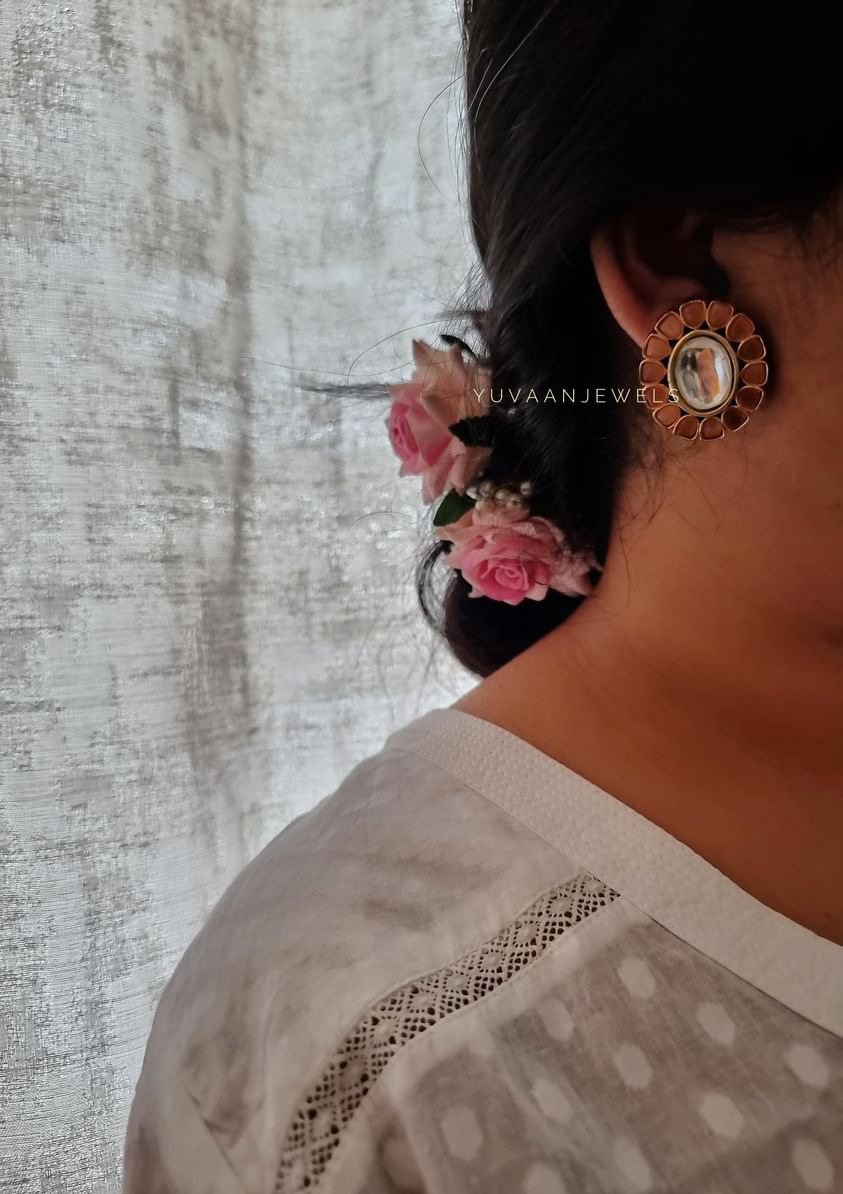 Reema Polki studs