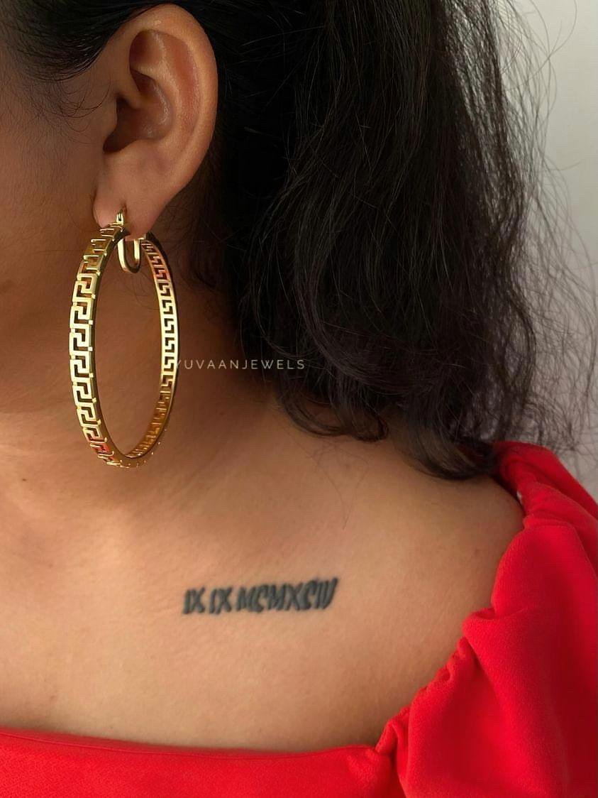 Enesa Gold hoops