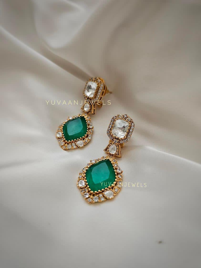 Panna polki necklace