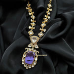 Fabiana polki and Quartz necklace