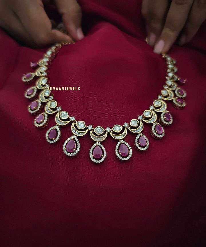 Kavya polki necklace