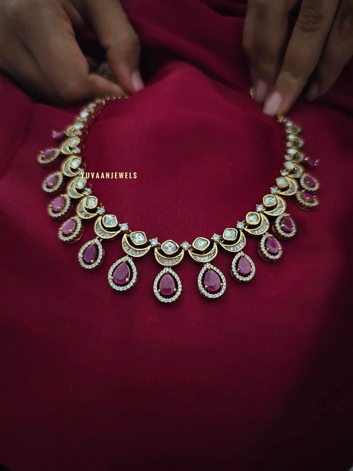 Kavya polki necklace