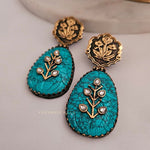 Rupal raw stone earrings