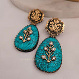 Rupal raw stone earrings