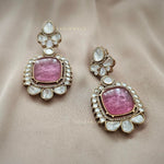 Ambar semi-precious stone Earings