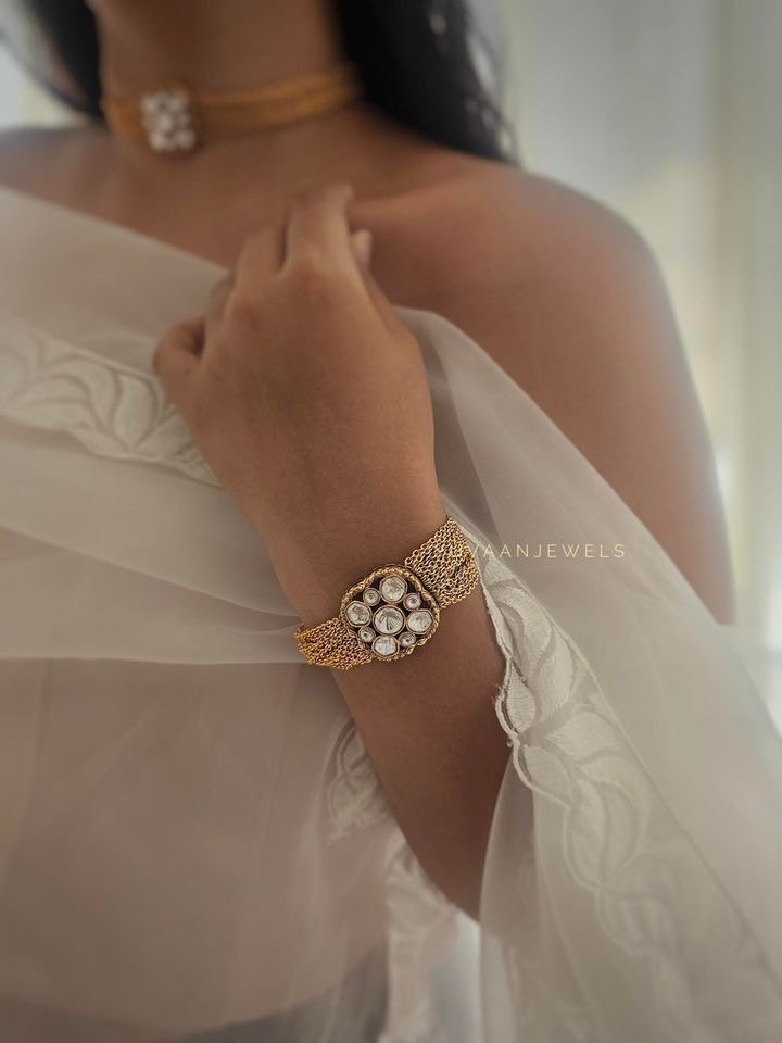 Parul polki bracelet