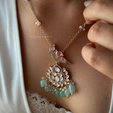 Shifra polki necklace