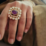 Regalia Adjustable Quartz ring