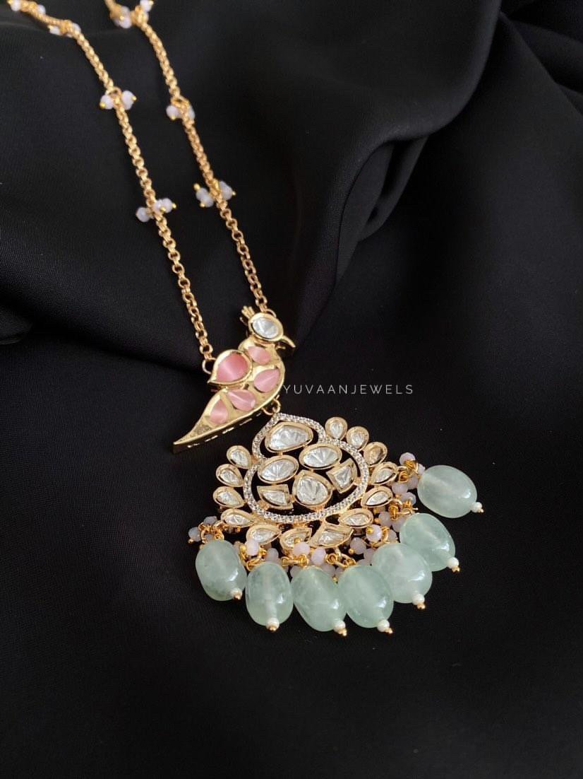 Shifra polki necklace