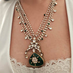 Pavak pearl Quartz Necklace