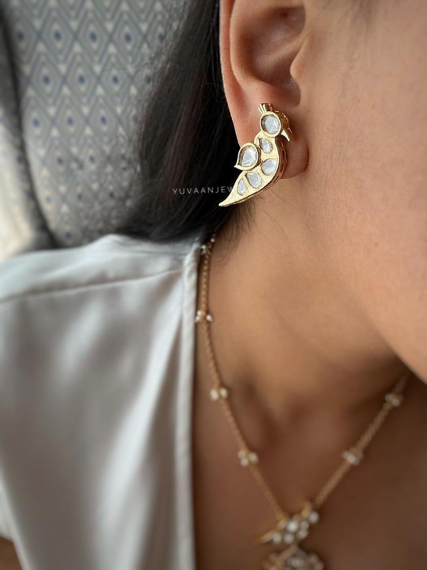 Shifra polki necklace