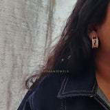 Amy gold hoop earrings