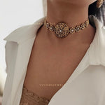 Sun-kissed Gold Choker
