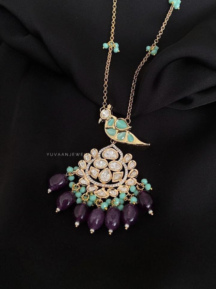 Shifra polki necklace