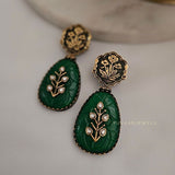 Rupal raw stone earrings