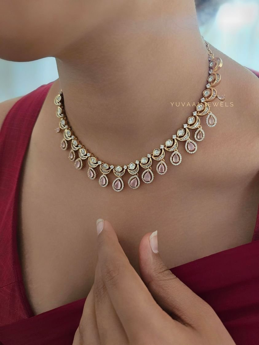 Kavya polki necklace