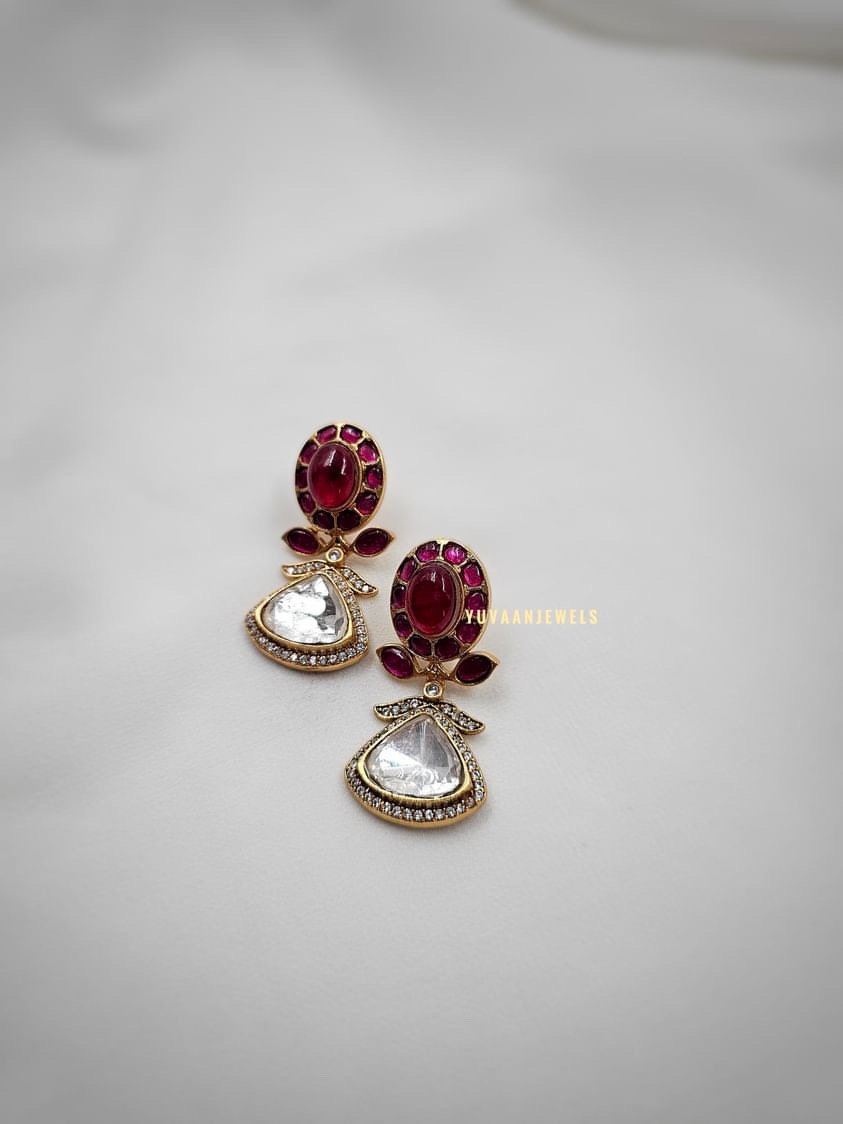 Arohi Quartz and polki  Necklace