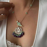 Shifra polki necklace