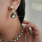 Leena Polki and Meena necklace