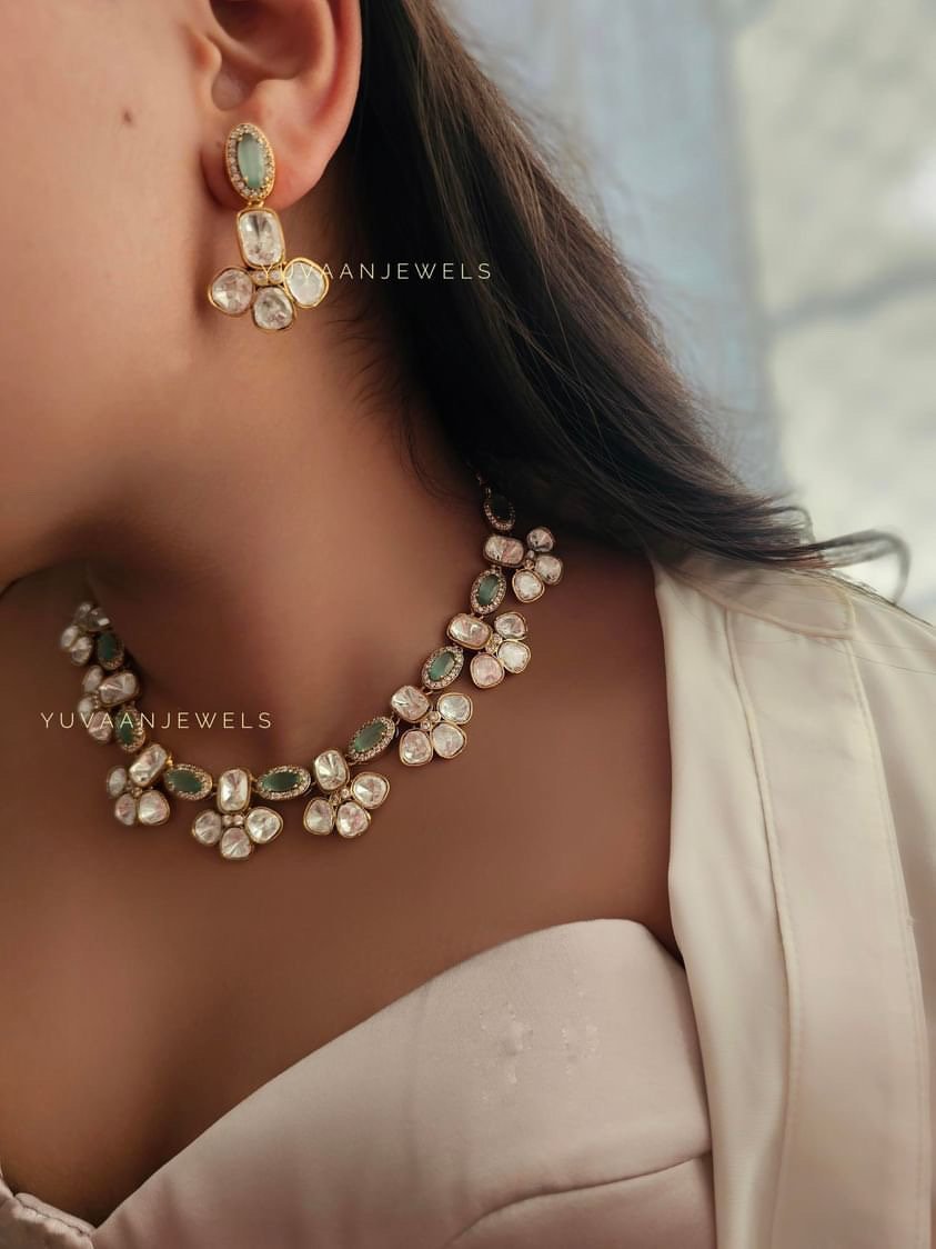 Sutra Polki Necklace