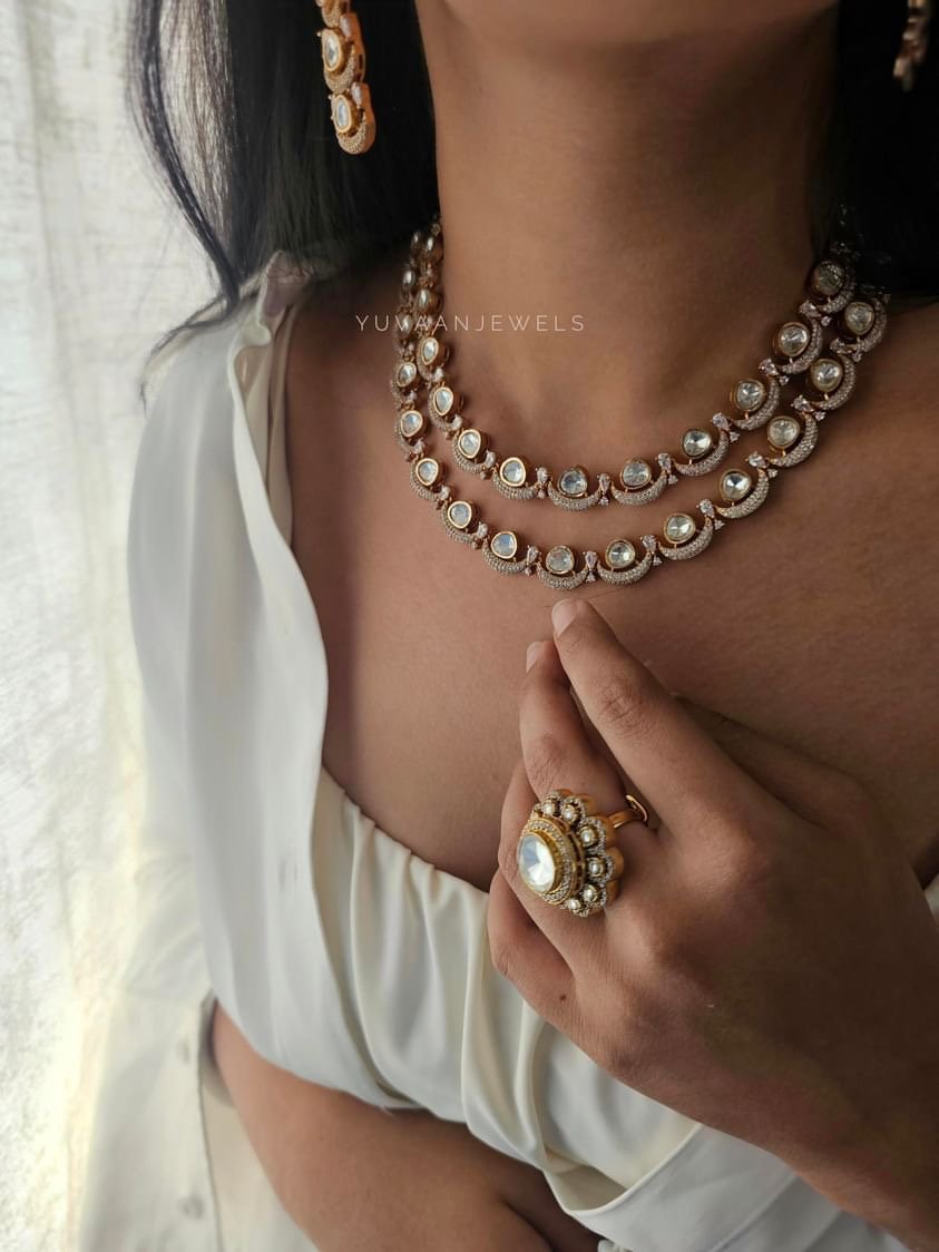 Malsa Twin Polki Necklace