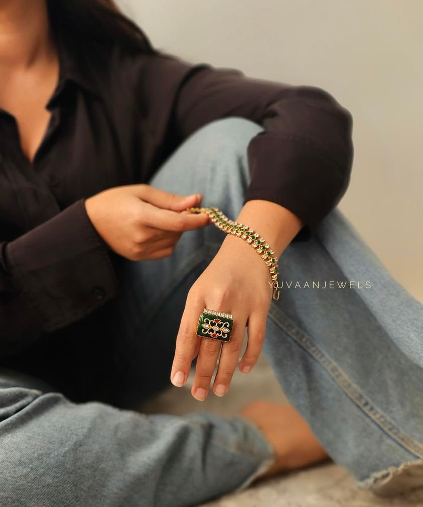 Hassan Polki bracelet