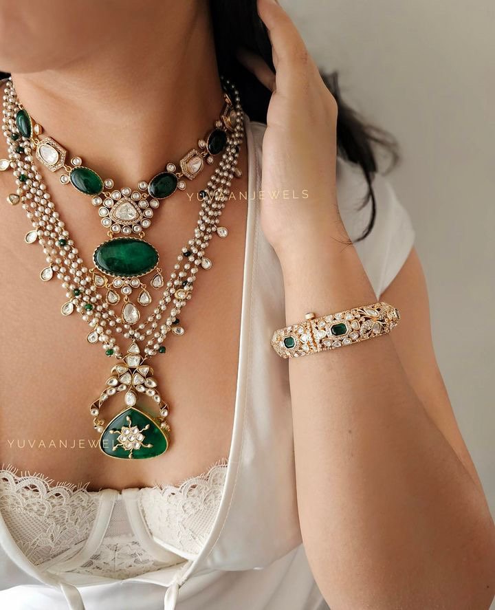 Pavak pearl Quartz Necklace