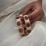 Kalki carved stone bangles