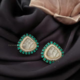 Amanda semi precious stone studs