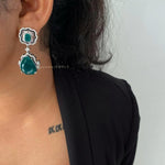Veronica Emerald earrings