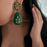 Rupal raw stone earrings