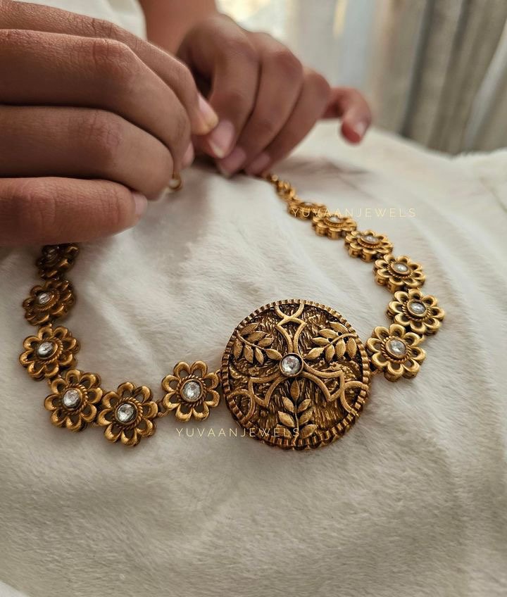 Sun-kissed Gold Choker