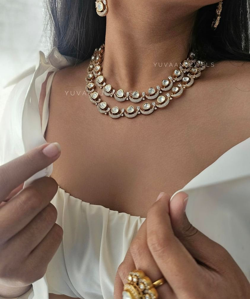 Malsa Twin Polki Necklace