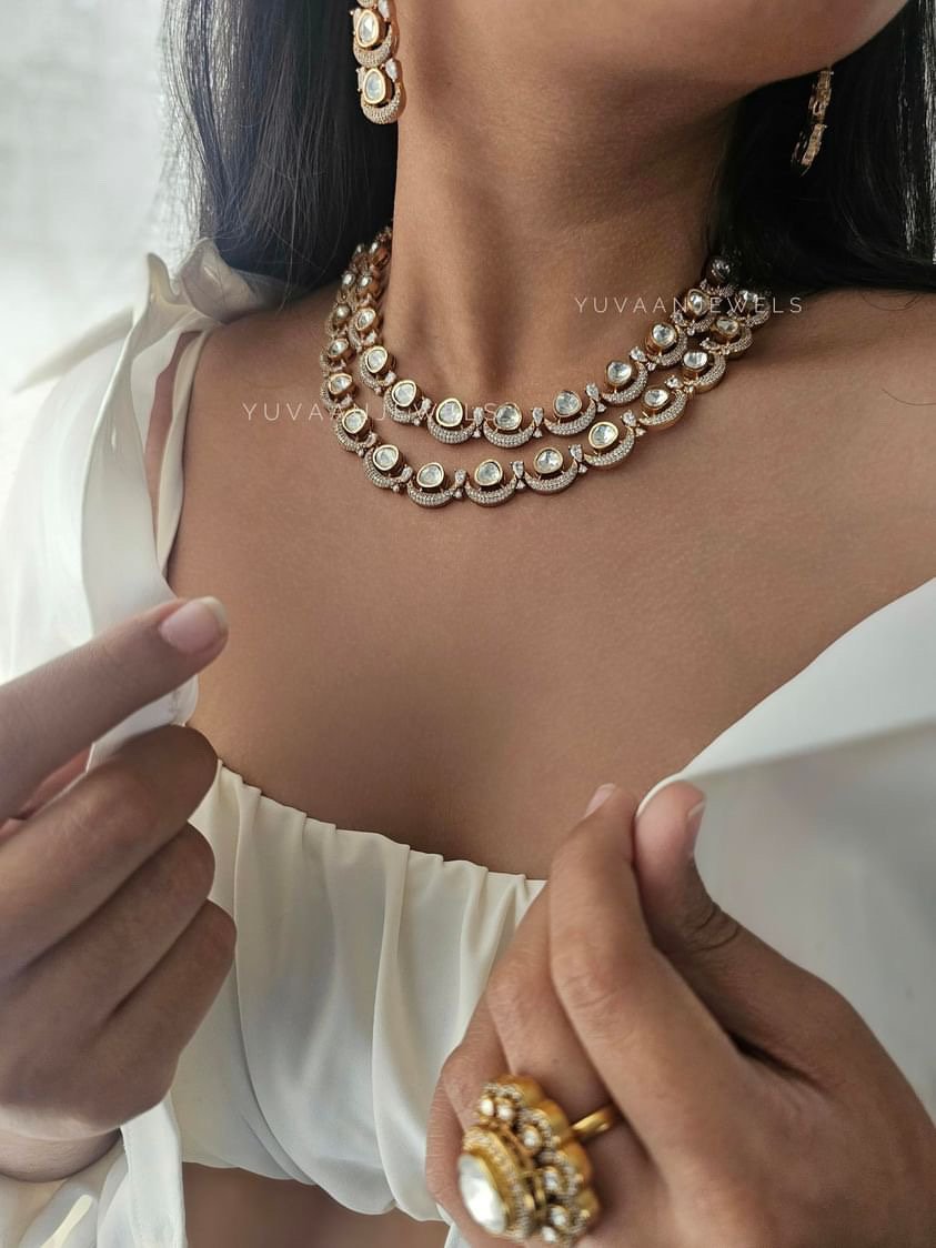 Malsa Twin Polki Necklace