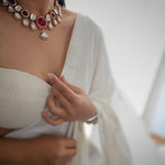 Arohi Quartz and polki  Necklace